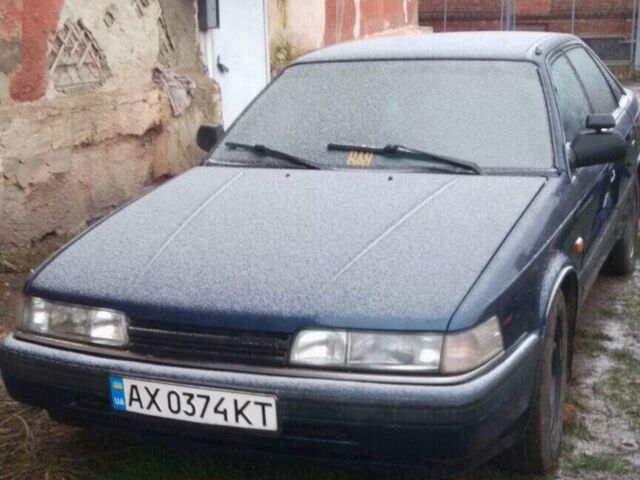 Синій Мазда 626, об'ємом двигуна 2 л та пробігом 60 тис. км за 1500 $, фото 1 на Automoto.ua