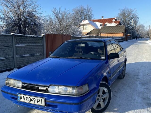 Синий Мазда 626, объемом двигателя 2.2 л и пробегом 384 тыс. км за 1300 $, фото 1 на Automoto.ua