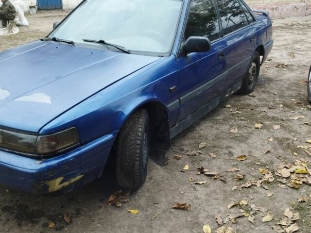 Мазда 626 1991 в Синельниковом на Automoto.ua Синий Мазда 626, объемом двигателя 1.8 л и пробегом 120 тыс. км за 552 $, фото 1 на Automoto.ua