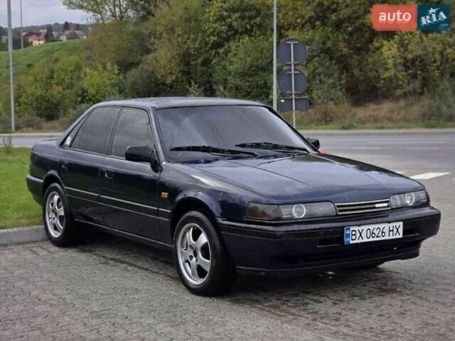 Синий Мазда 626, объемом двигателя 2 л и пробегом 477 тыс. км за 1999 $, фото 1 на Automoto.ua