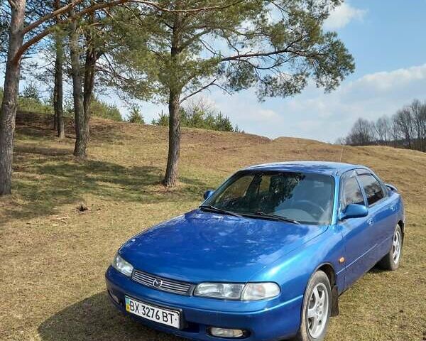 Синий Мазда 626, объемом двигателя 1.8 л и пробегом 440 тыс. км за 2500 $, фото 1 на Automoto.ua