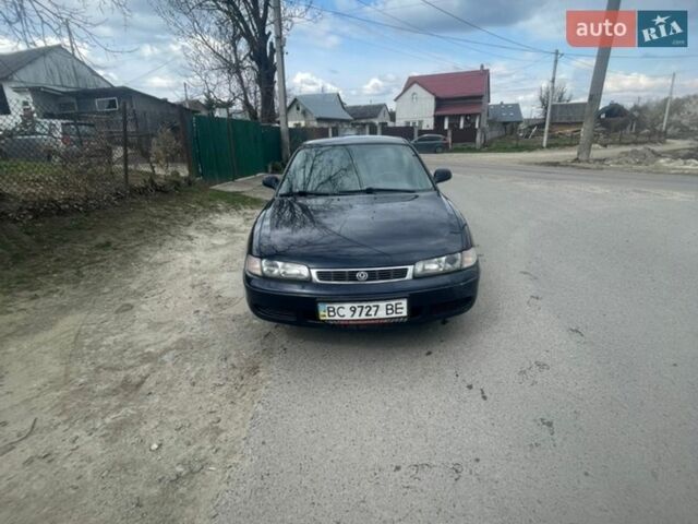 Синий Мазда 626, объемом двигателя 1.79 л и пробегом 470 тыс. км за 1700 $, фото 1 на Automoto.ua