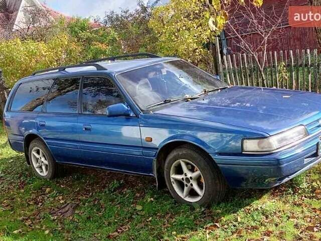 Синий Мазда 626, объемом двигателя 2.2 л и пробегом 400 тыс. км за 1900 $, фото 1 на Automoto.ua