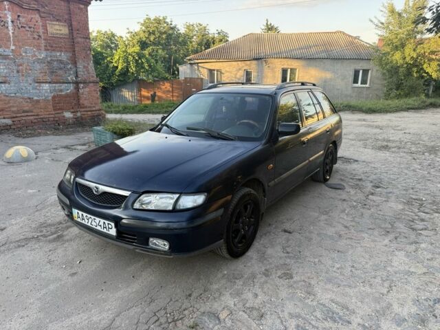 Синий Мазда 626, объемом двигателя 2 л и пробегом 200 тыс. км за 2250 $, фото 1 на Automoto.ua