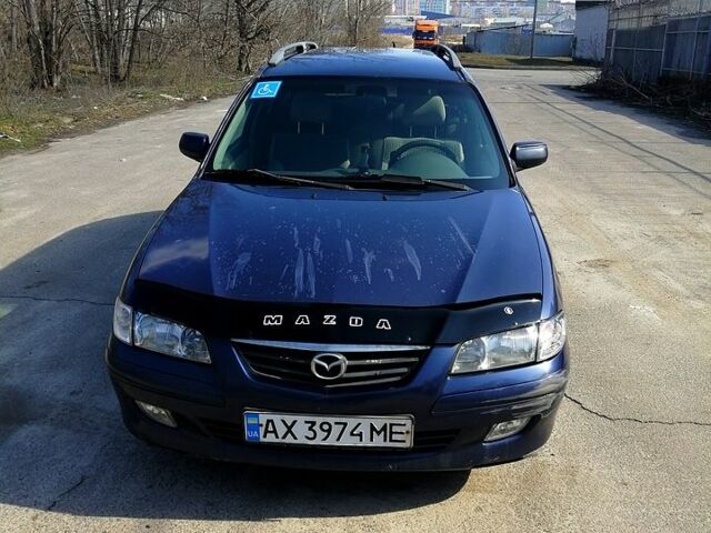 Синий Мазда 626, объемом двигателя 2 л и пробегом 350 тыс. км за 1650 $, фото 1 на Automoto.ua