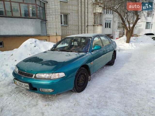 Зеленый Мазда 626, объемом двигателя 1.8 л и пробегом 228 тыс. км за 1800 $, фото 1 на Automoto.ua