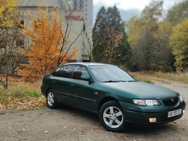 Зеленый Мазда 626, объемом двигателя 2 л и пробегом 228 тыс. км за 2250 $, фото 1 на Automoto.ua