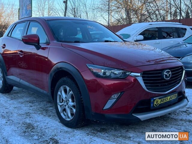 Красный Мазда СХ-3, объемом двигателя 2 л и пробегом 155 тыс. км за 13799 $, фото 1 на Automoto.ua