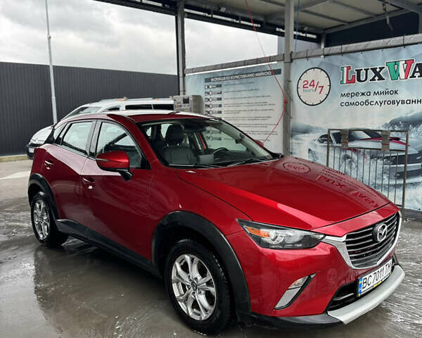 Красный Мазда СХ-3, объемом двигателя 2 л и пробегом 180 тыс. км за 13999 $, фото 1 на Automoto.ua