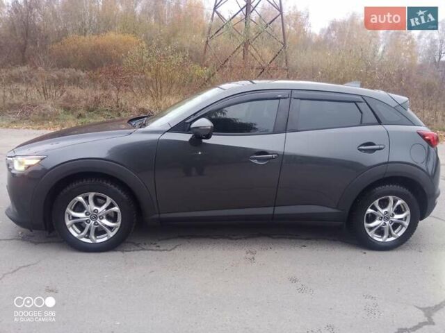 Серый Мазда СХ-3, объемом двигателя 2 л и пробегом 129 тыс. км за 14500 $, фото 1 на Automoto.ua