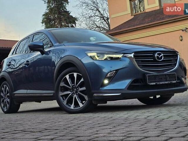 Синий Мазда СХ-3, объемом двигателя 1.8 л и пробегом 86 тыс. км за 21999 $, фото 1 на Automoto.ua