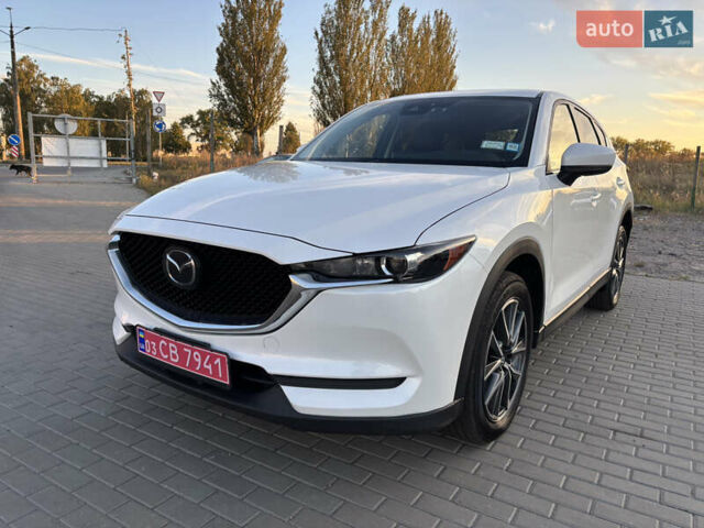 Белый Мазда СХ-5, объемом двигателя 2.5 л и пробегом 153 тыс. км за 17950 $, фото 1 на Automoto.ua