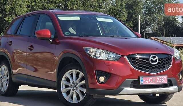 Красный Мазда СХ-5, объемом двигателя 2.2 л и пробегом 190 тыс. км за 13700 $, фото 1 на Automoto.ua