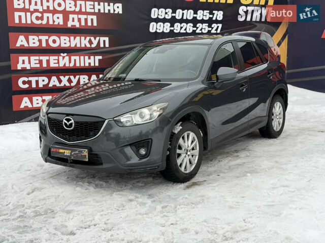 Серый Мазда СХ-5, объемом двигателя 2.19 л и пробегом 238 тыс. км за 11500 $, фото 1 на Automoto.ua