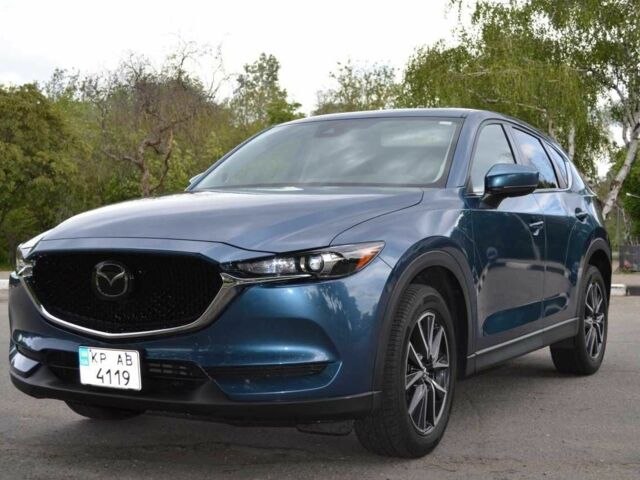 Синий Мазда СХ-5, объемом двигателя 2.5 л и пробегом 99 тыс. км за 19900 $, фото 1 на Automoto.ua