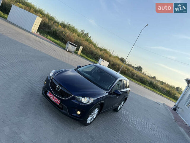Синий Мазда СХ-5, объемом двигателя 2.2 л и пробегом 136 тыс. км за 14999 $, фото 1 на Automoto.ua