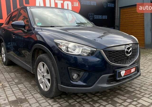 Синий Мазда СХ-5, объемом двигателя 2.2 л и пробегом 237 тыс. км за 12500 $, фото 1 на Automoto.ua