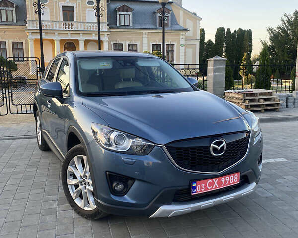 Синий Мазда СХ-5, объемом двигателя 2.2 л и пробегом 203 тыс. км за 14550 $, фото 1 на Automoto.ua