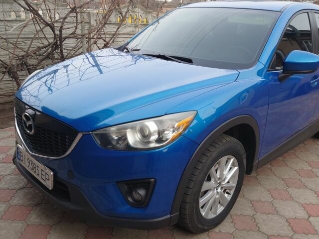 Синий Мазда СХ-5, объемом двигателя 2.5 л и пробегом 223 тыс. км за 12500 $, фото 1 на Automoto.ua