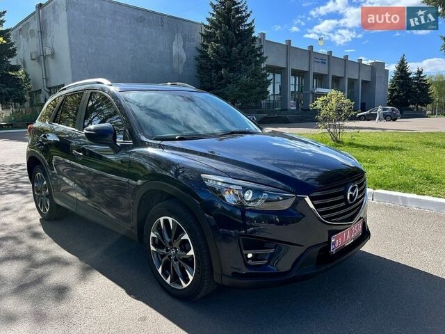 Синий Мазда СХ-5, объемом двигателя 2.5 л и пробегом 212 тыс. км за 13990 $, фото 1 на Automoto.ua