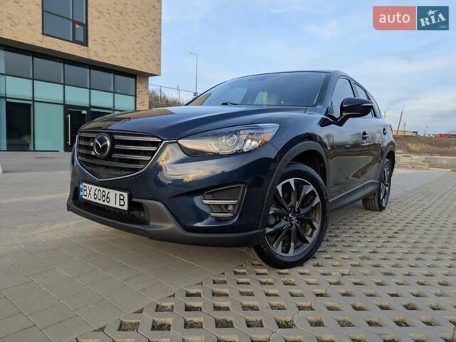 Синий Мазда СХ-5, объемом двигателя 2.5 л и пробегом 106 тыс. км за 16500 $, фото 1 на Automoto.ua