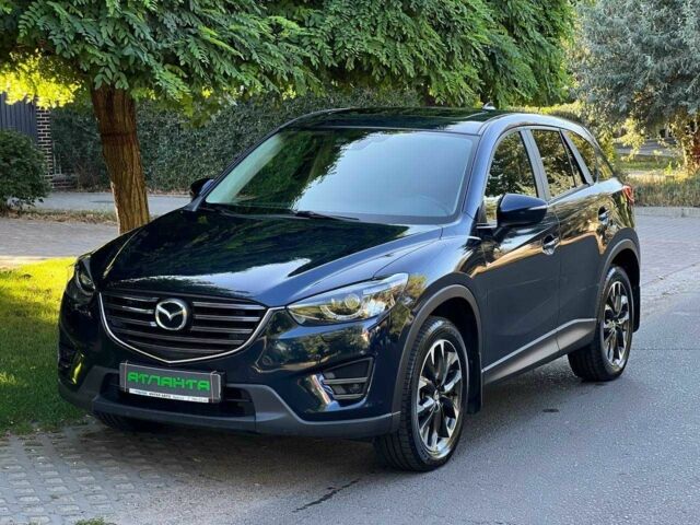 Синий Мазда СХ-5, объемом двигателя 2.5 л и пробегом 105 тыс. км за 16900 $, фото 1 на Automoto.ua