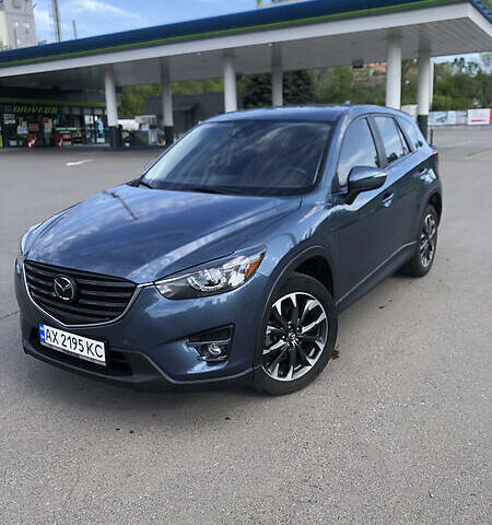 Синий Мазда СХ-5, объемом двигателя 2.5 л и пробегом 75 тыс. км за 17100 $, фото 1 на Automoto.ua