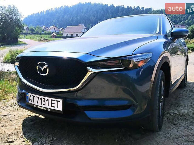 Синий Мазда СХ-5, объемом двигателя 2.49 л и пробегом 103 тыс. км за 16300 $, фото 1 на Automoto.ua