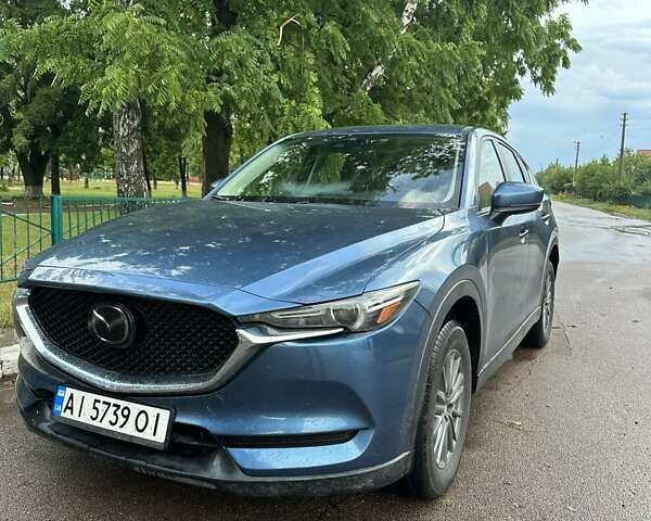 Синий Мазда СХ-5, объемом двигателя 2.5 л и пробегом 97 тыс. км за 18500 $, фото 1 на Automoto.ua