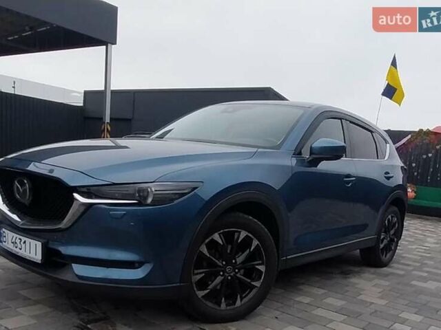 Синий Мазда СХ-5, объемом двигателя 2.49 л и пробегом 201 тыс. км за 18500 $, фото 1 на Automoto.ua