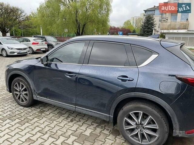 Синий Мазда СХ-5, объемом двигателя 2.49 л и пробегом 102 тыс. км за 18600 $, фото 1 на Automoto.ua