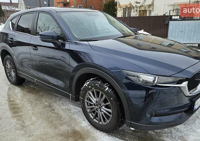 Синий Мазда СХ-5, объемом двигателя 2 л и пробегом 154 тыс. км за 21500 $, фото 1 на Automoto.ua