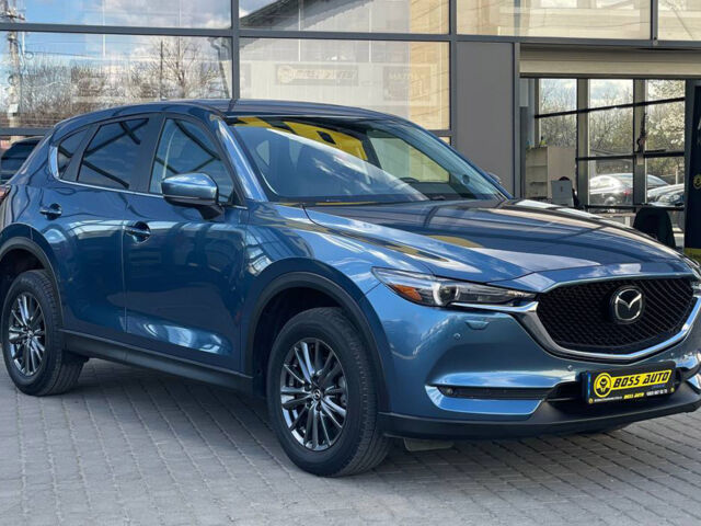 Синий Мазда СХ-5, объемом двигателя 2.5 л и пробегом 59 тыс. км за 21800 $, фото 1 на Automoto.ua