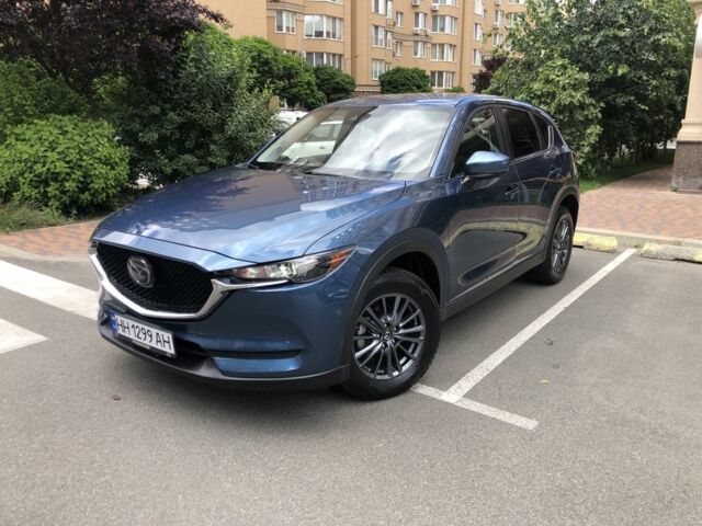 Синий Мазда СХ-5, объемом двигателя 2.5 л и пробегом 107 тыс. км за 22500 $, фото 1 на Automoto.ua