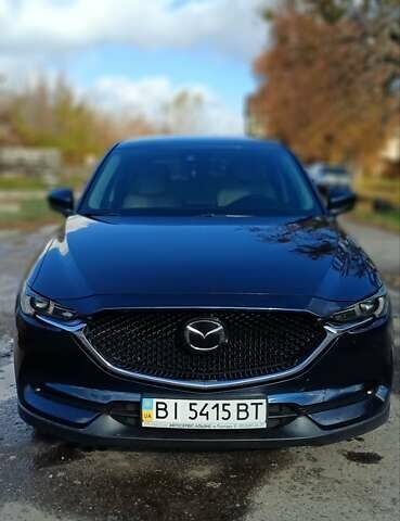 Синий Мазда СХ-5, объемом двигателя 2.49 л и пробегом 46 тыс. км за 22500 $, фото 1 на Automoto.ua