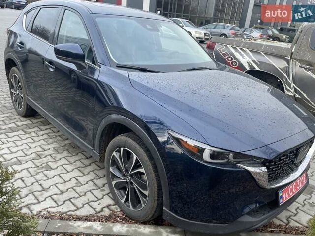 Синий Мазда СХ-5, объемом двигателя 2.5 л и пробегом 63 тыс. км за 23000 $, фото 1 на Automoto.ua