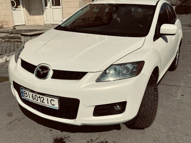 Белый Мазда СХ-7, объемом двигателя 2.3 л и пробегом 206 тыс. км за 6999 $, фото 1 на Automoto.ua