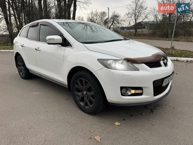 Белый Мазда СХ-7, объемом двигателя 2.3 л и пробегом 297 тыс. км за 4500 $, фото 1 на Automoto.ua