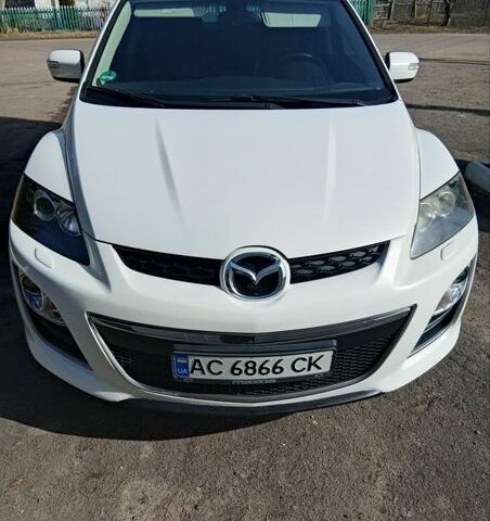 Белый Мазда СХ-7, объемом двигателя 2.2 л и пробегом 255 тыс. км за 10450 $, фото 1 на Automoto.ua