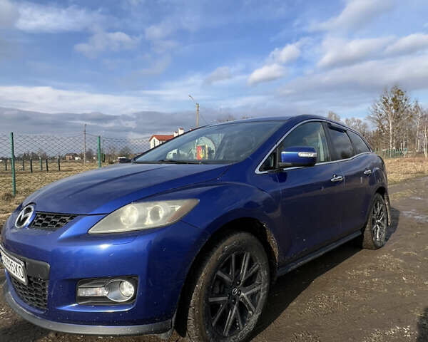 Синий Мазда СХ-7, объемом двигателя 2.26 л и пробегом 206 тыс. км за 7600 $, фото 1 на Automoto.ua