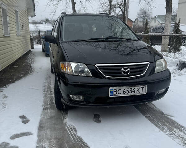 Черный Мазда МПВ, объемом двигателя 2 л и пробегом 329 тыс. км за 3950 $, фото 1 на Automoto.ua