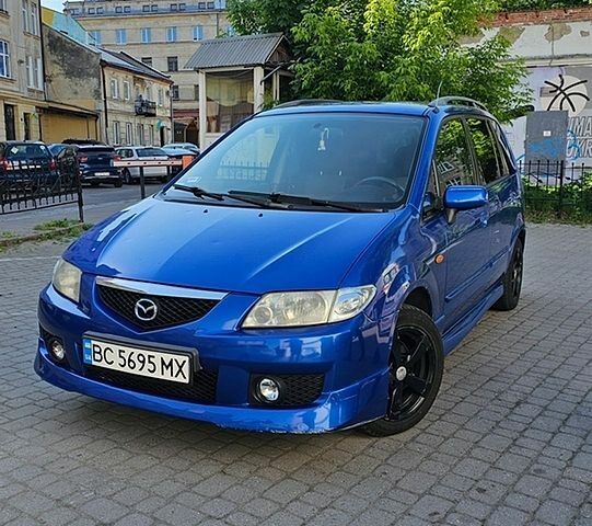 Синій Мазда Премасі, об'ємом двигуна 2 л та пробігом 257 тис. км за 2000 $, фото 1 на Automoto.ua