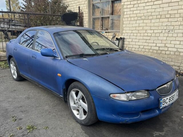 Синий Мазда Кседос 6, объемом двигателя 2 л и пробегом 290 тыс. км за 650 $, фото 1 на Automoto.ua