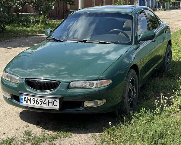 Зеленый Мазда Кседос 6, объемом двигателя 2 л и пробегом 494 тыс. км за 3000 $, фото 1 на Automoto.ua