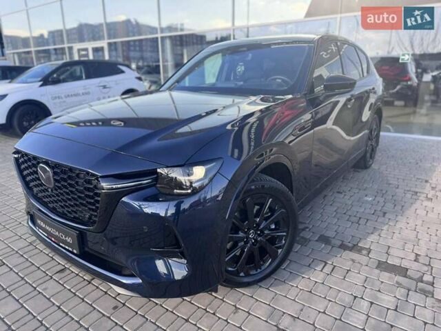 Синий Мазда CX-60, объемом двигателя 3.28 л и пробегом 29 тыс. км за 49500 $, фото 1 на Automoto.ua