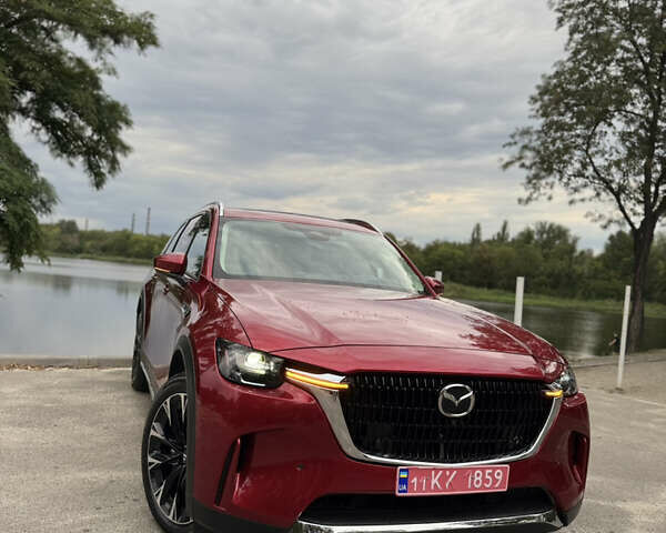 Красный Мазда CX-90, объемом двигателя 2.49 л и пробегом 5 тыс. км за 46500 $, фото 1 на Automoto.ua