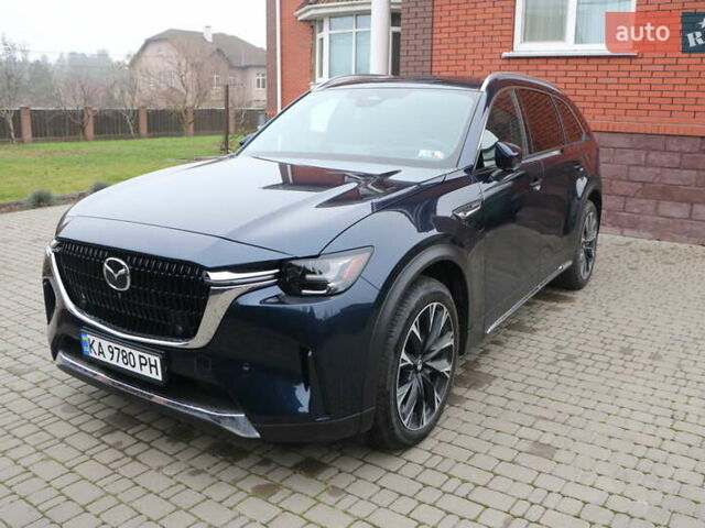 Синий Мазда CX-90, объемом двигателя 2.49 л и пробегом 15 тыс. км за 42900 $, фото 1 на Automoto.ua