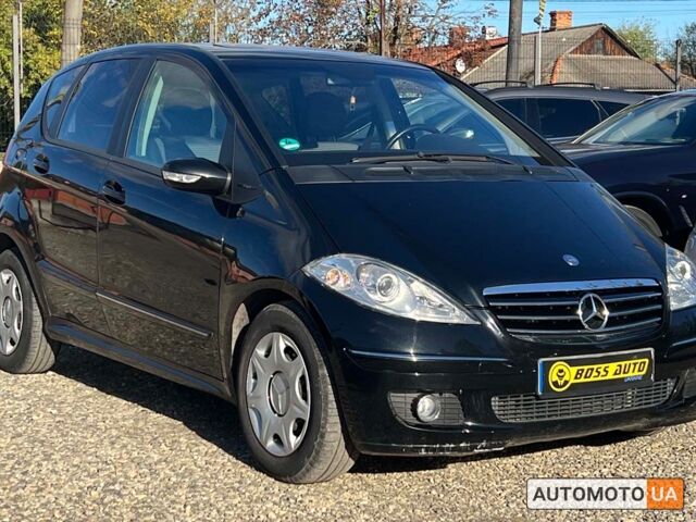 Чорний Мерседес А 170, об'ємом двигуна 1.7 л та пробігом 167 тис. км за 6400 $, фото 1 на Automoto.ua
