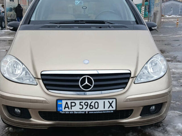 Бежевий Мерседес А клас, об'ємом двигуна 2 л та пробігом 200 тис. км за 5500 $, фото 1 на Automoto.ua