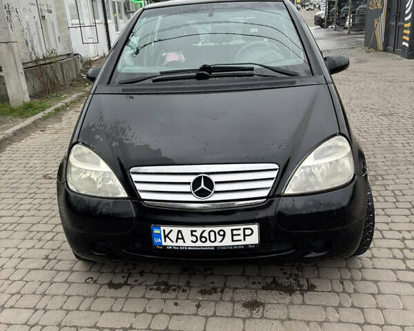 Чорний Мерседес А клас, об'ємом двигуна 1.9 л та пробігом 210 тис. км за 3000 $, фото 1 на Automoto.ua